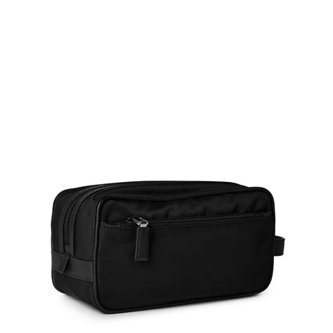 prada cosmetic pouch|prada nylon wrist pouch.